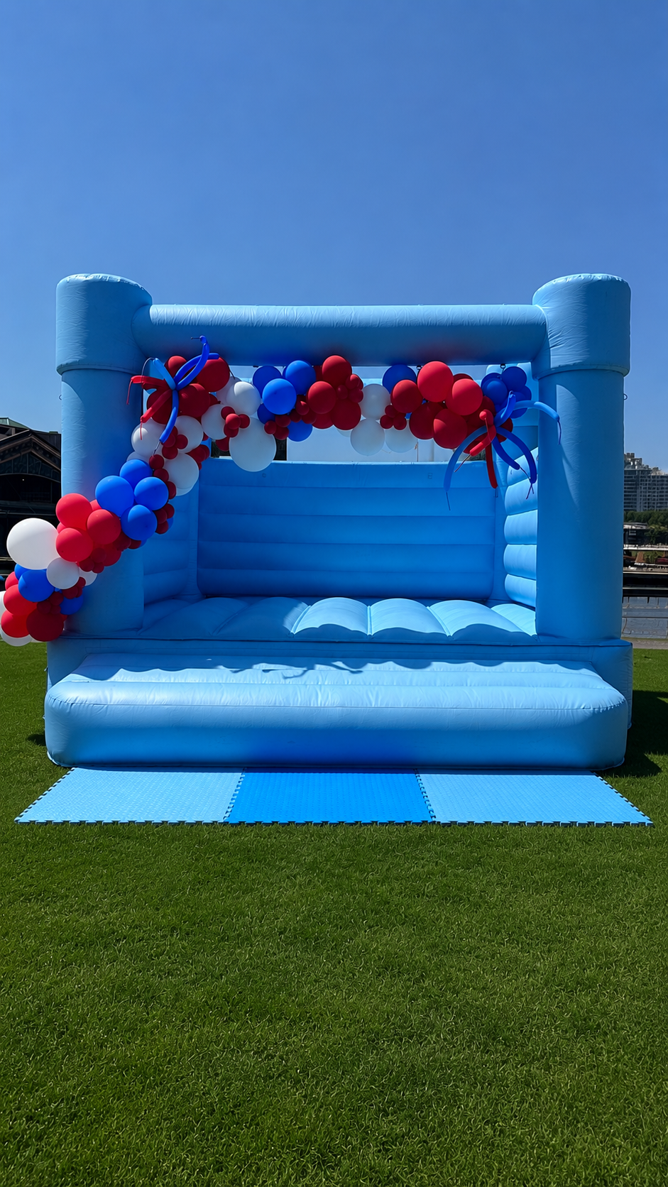 Large Blue Bounce House rental